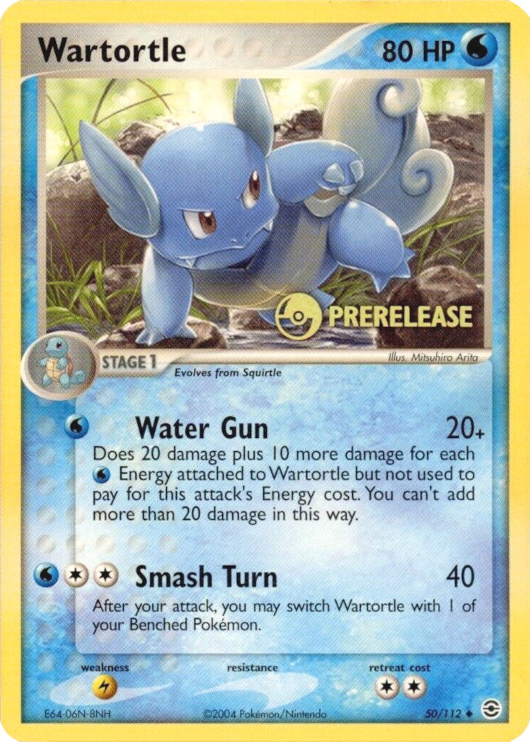 Wartortle (50/112) (Prerelease) [EX: FireRed & LeafGreen] | Card Merchant Takapuna