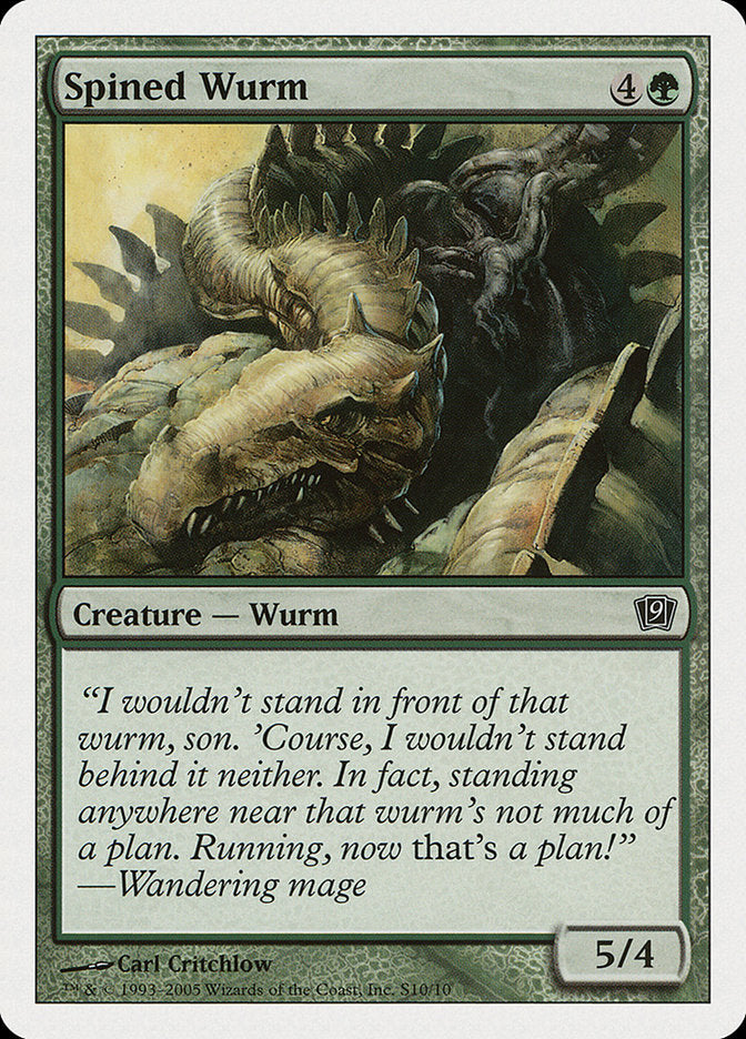 Spined Wurm [Ninth Edition] | Card Merchant Takapuna