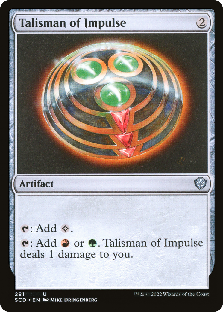 Talisman of Impulse [Starter Commander Decks] | Card Merchant Takapuna