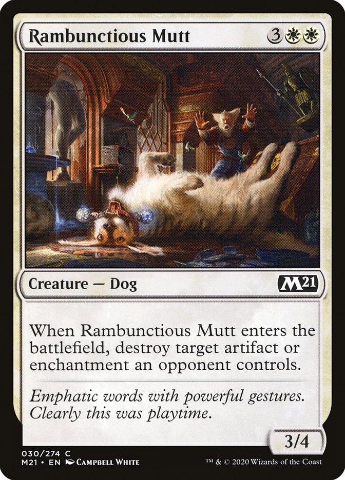 Rambunctious Mutt [Core Set 2021] | Card Merchant Takapuna