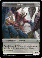 Goblin // Eldrazi Double-Sided Token [March of the Machine Commander Tokens] | Card Merchant Takapuna