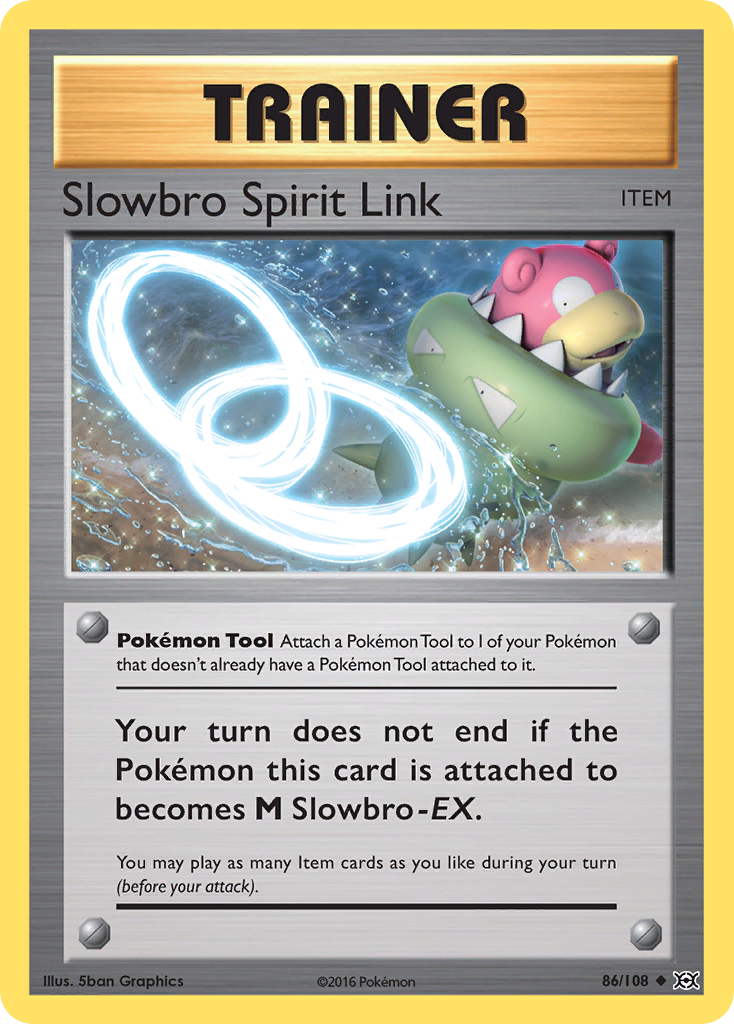 Slowbro Spirit Link (86/108) [XY: Evolutions] | Card Merchant Takapuna