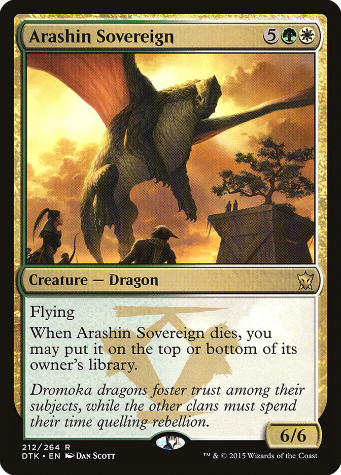 Arashin Sovereign [Dragons of Tarkir] | Card Merchant Takapuna