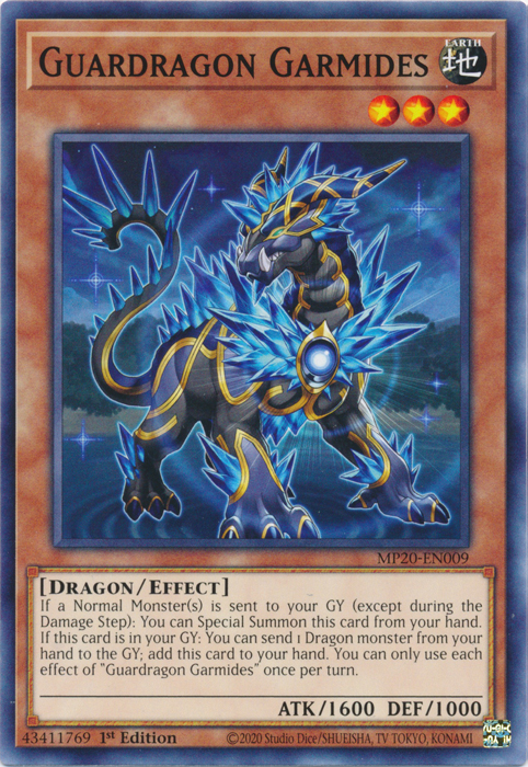 Guardragon Garmides [MP20-EN009] Common | Card Merchant Takapuna