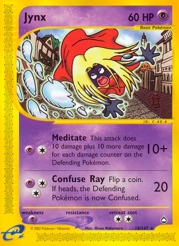 Jynx (18/147) [Aquapolis] | Card Merchant Takapuna