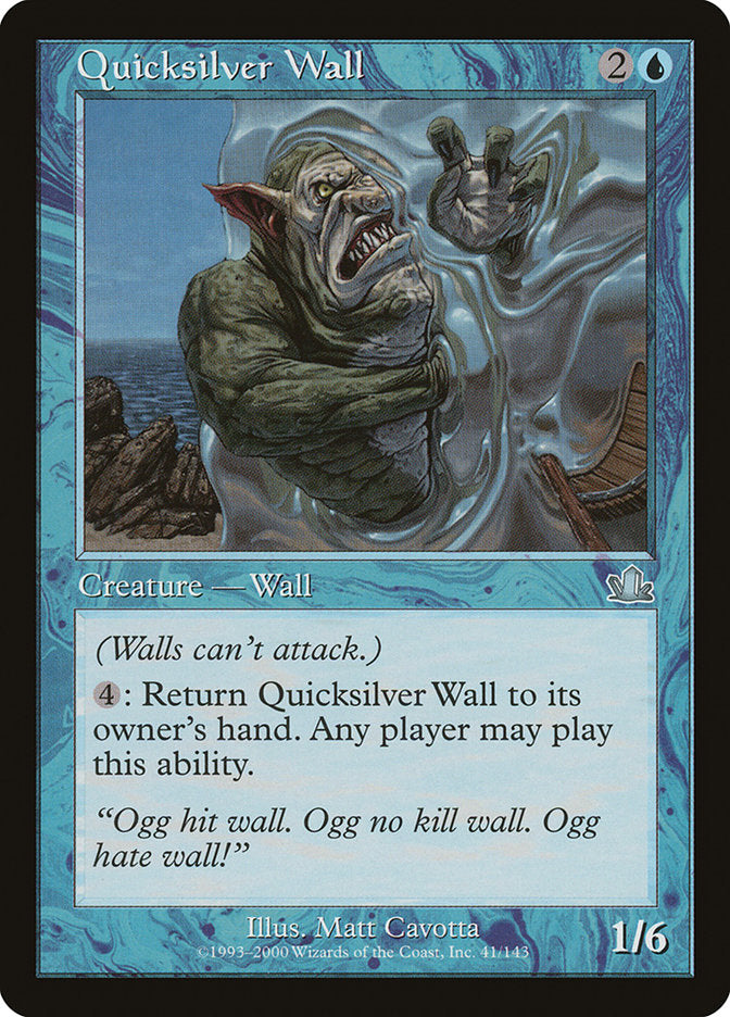 Quicksilver Wall [Prophecy] | Card Merchant Takapuna