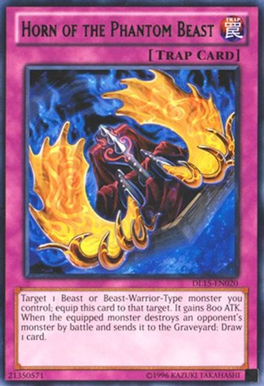 Horn of the Phantom Beast (Purple) [DL15-EN020] Rare | Card Merchant Takapuna