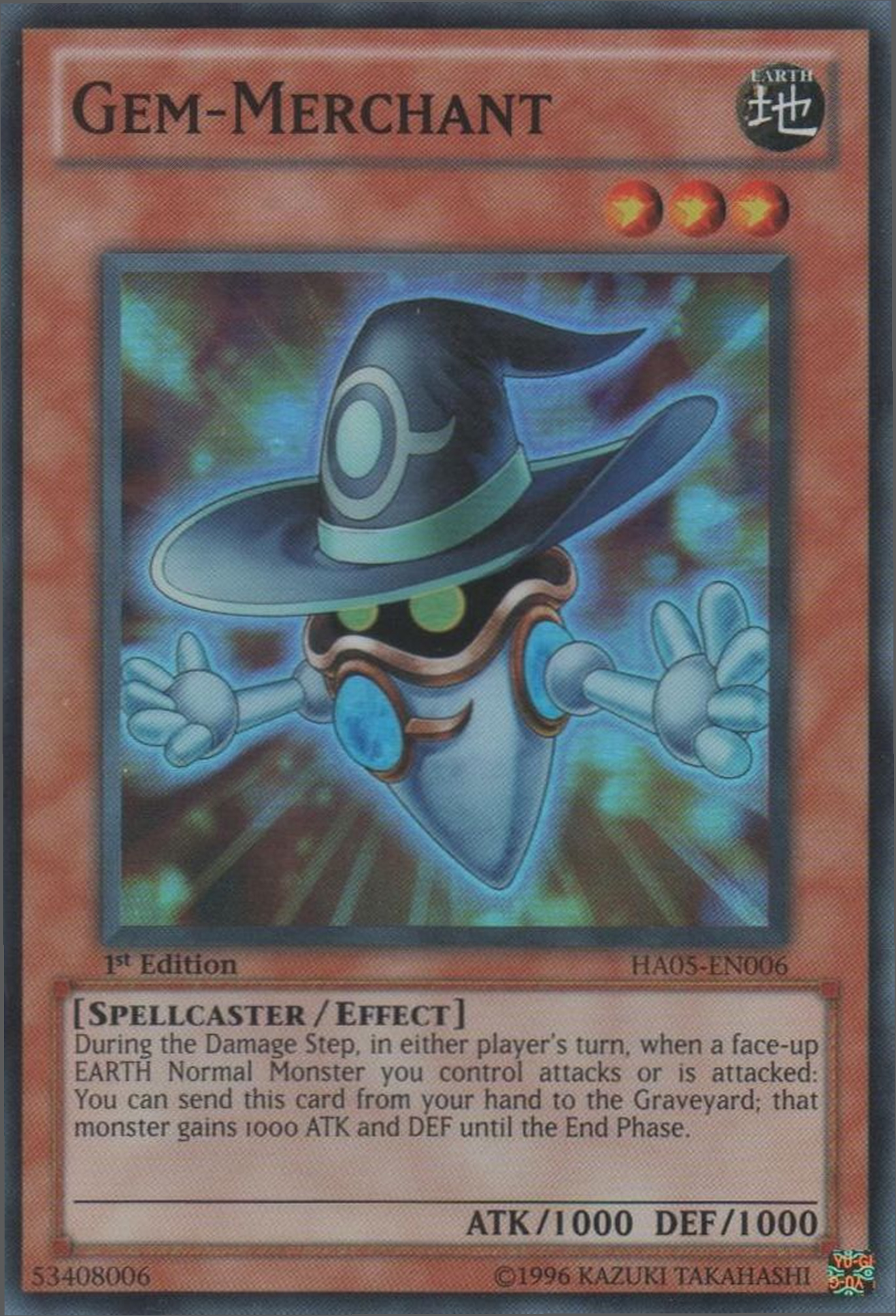 Gem-Merchant [HA05-EN006] Super Rare | Card Merchant Takapuna