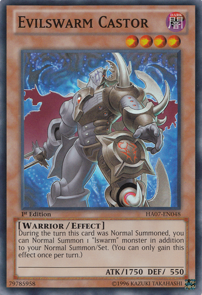 Evilswarm Castor [HA07-EN048] Super Rare | Card Merchant Takapuna