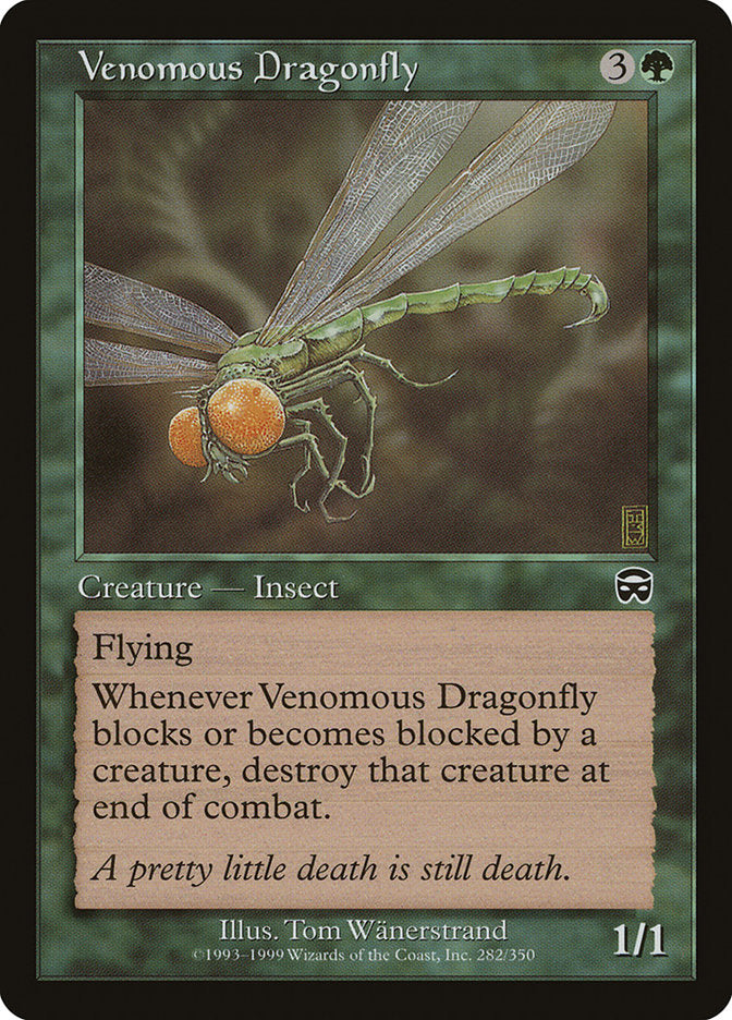 Venomous Dragonfly [Mercadian Masques] | Card Merchant Takapuna