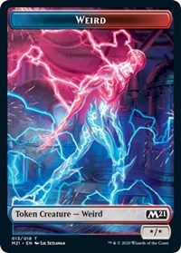 Weird // Zombie Double-Sided Token [Core Set 2021 Tokens] | Card Merchant Takapuna