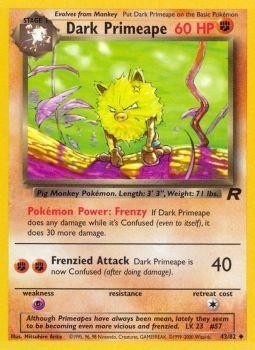 Dark Primeape (43/82) [Team Rocket Unlimited] | Card Merchant Takapuna