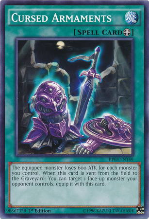 Cursed Armaments [BP03-EN169] Common | Card Merchant Takapuna