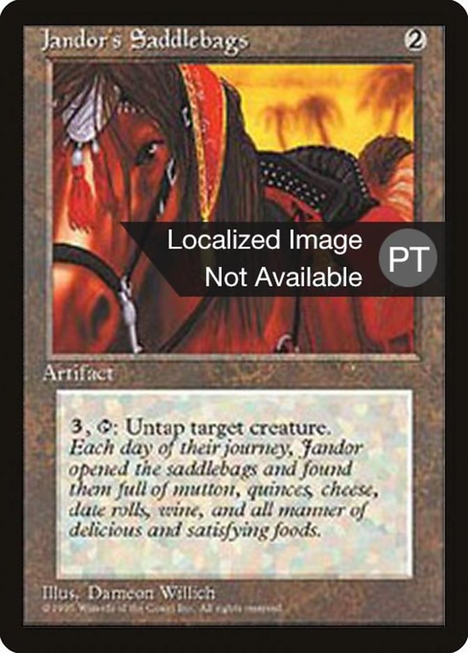 Jandor's Saddlebags [Fourth Edition (Foreign Black Border)] | Card Merchant Takapuna