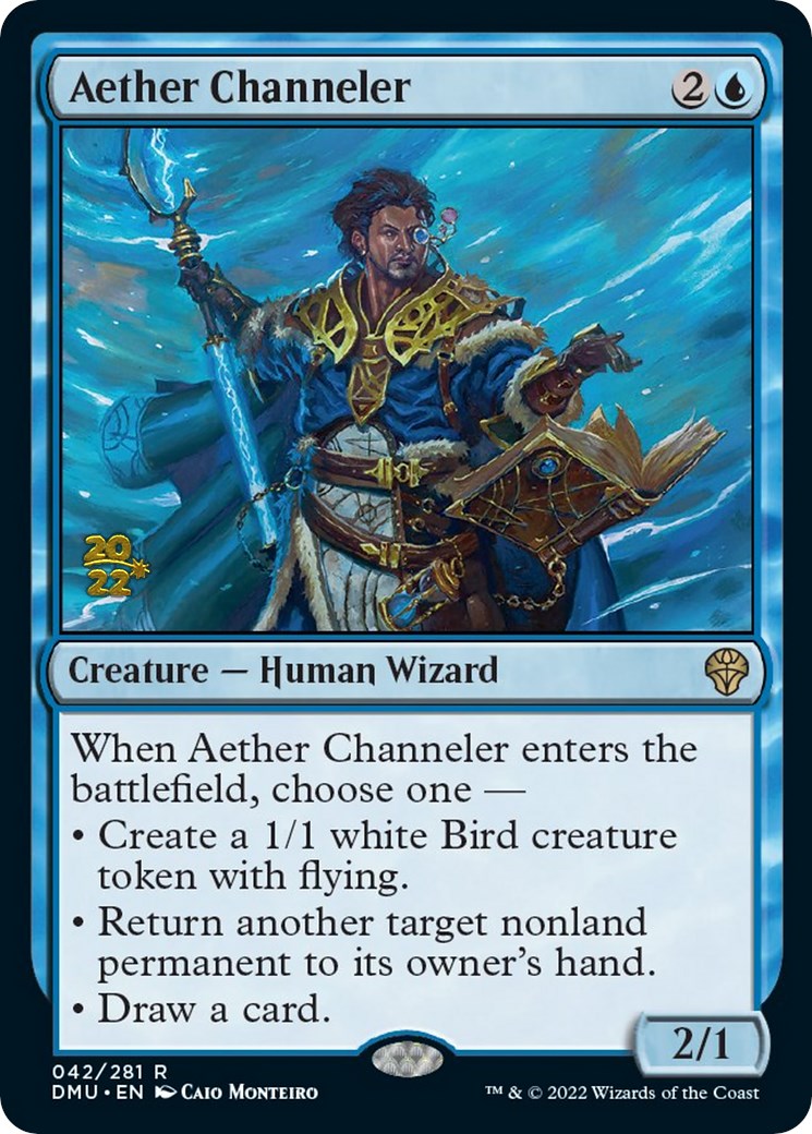 Aether Channeler [Dominaria United Prerelease Promos] | Card Merchant Takapuna