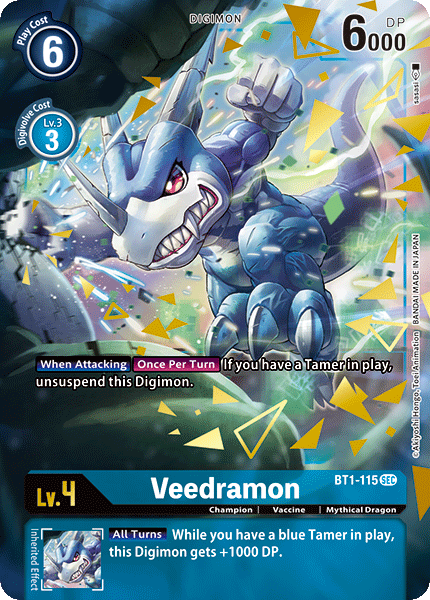 Veedramon [BT1-115] (Alternate Art) [Release Special Booster Ver.1.0] | Card Merchant Takapuna