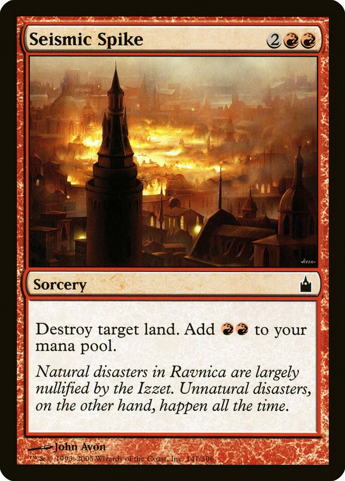 Seismic Spike [Ravnica: City of Guilds] | Card Merchant Takapuna