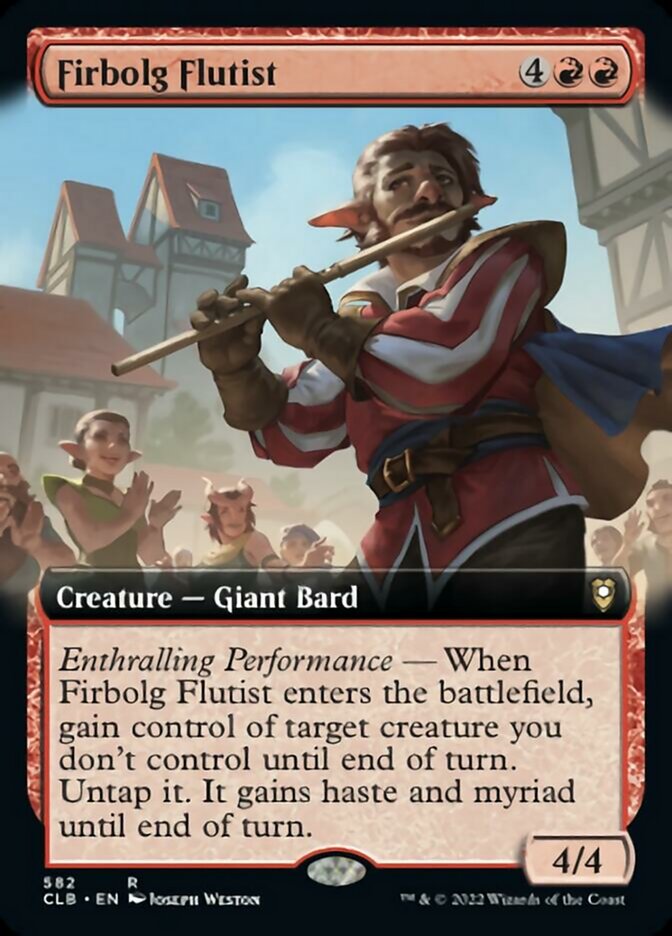 Firbolg Flutist (Extended Art) [Commander Legends: Battle for Baldur's Gate] | Card Merchant Takapuna