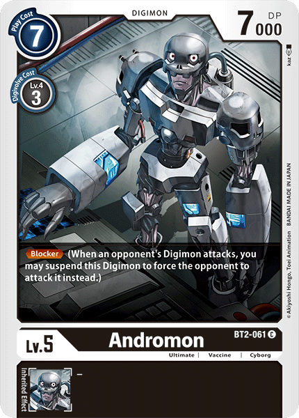 Andromon [BT2-061] [Release Special Booster Ver.1.0] | Card Merchant Takapuna