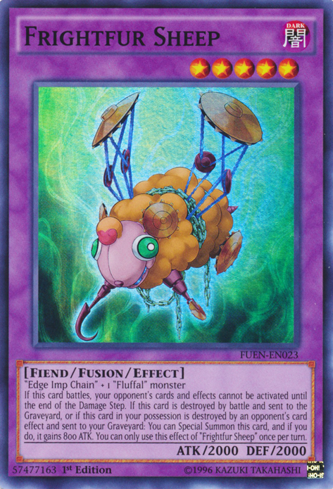 Frightfur Sheep [FUEN-EN023] Super Rare | Card Merchant Takapuna