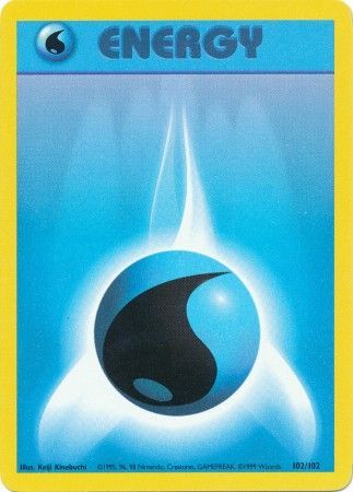 Water Energy (102/102) [Base Set Unlimited] | Card Merchant Takapuna