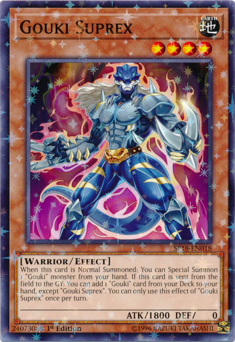 Gouki Suprex [SP18-EN018] Starfoil Rare | Card Merchant Takapuna