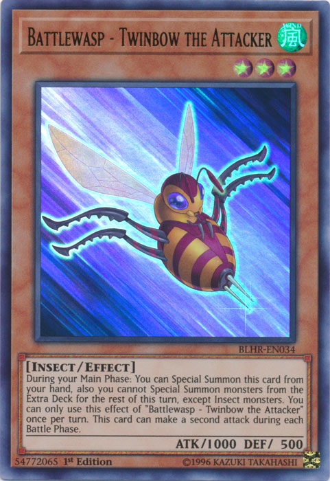 Battlewasp - Twinbow the Attacker [BLHR-EN034] Ultra Rare | Card Merchant Takapuna