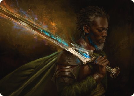 Anduril, Flame of the West Art Card [The Lord of the Rings: Tales of Middle-earth Art Series] | Card Merchant Takapuna