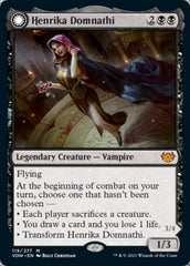 Henrika Domnathi // Henrika, Infernal Seer [Innistrad: Crimson Vow] | Card Merchant Takapuna