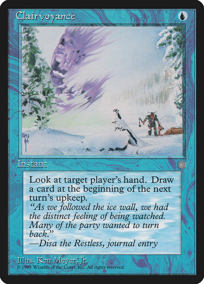 Clairvoyance [Ice Age] | Card Merchant Takapuna