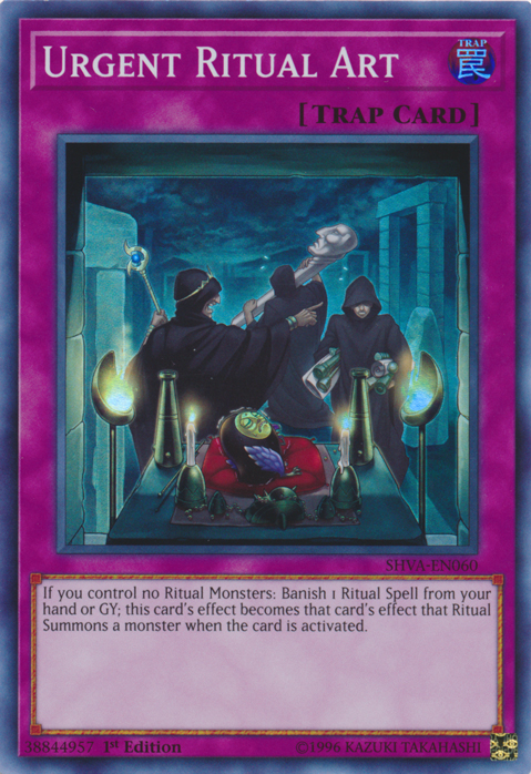 Urgent Ritual Art [SHVA-EN060] Super Rare | Card Merchant Takapuna