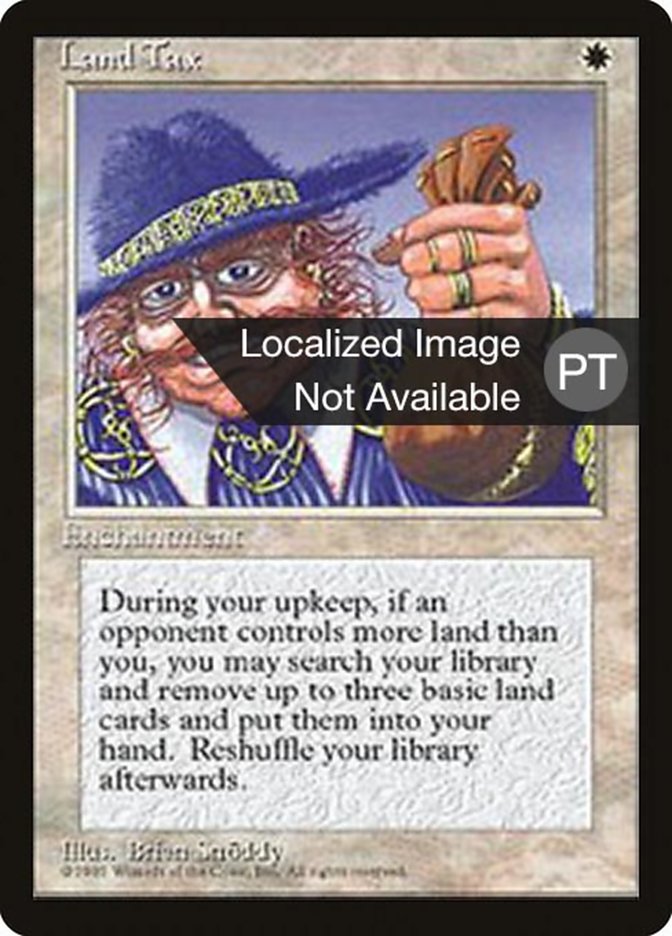 Land Tax [Fourth Edition (Foreign Black Border)] | Card Merchant Takapuna