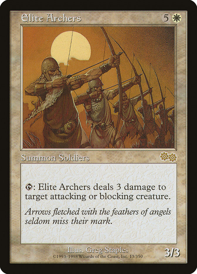 Elite Archers [Urza's Saga] | Card Merchant Takapuna