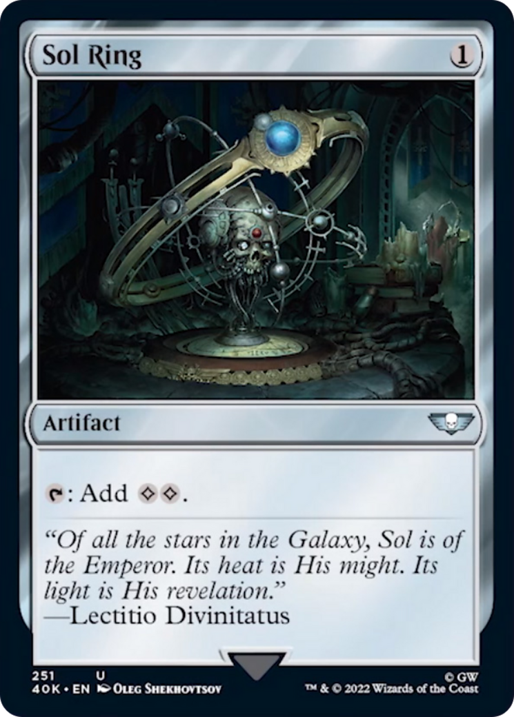 Sol Ring (251) [Warhammer 40,000] | Card Merchant Takapuna