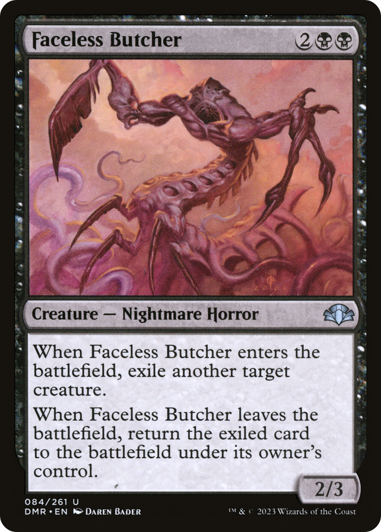 Faceless Butcher [Dominaria Remastered] | Card Merchant Takapuna