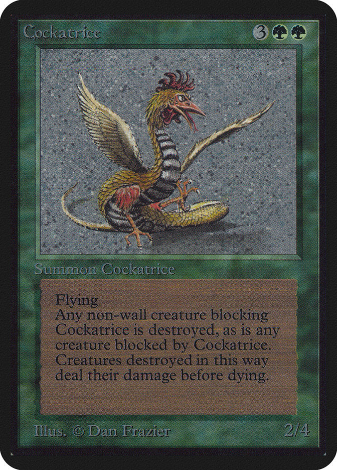 Cockatrice [Alpha Edition] | Card Merchant Takapuna