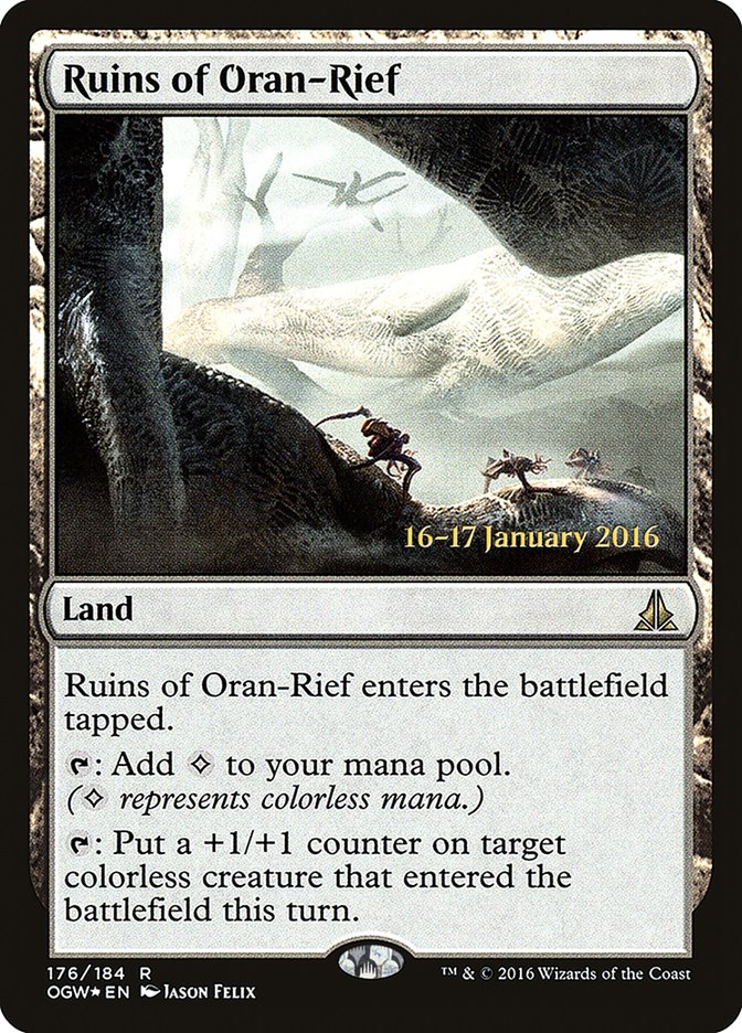 Ruins of Oran-Rief [Oath of the Gatewatch Prerelease Promos] | Card Merchant Takapuna