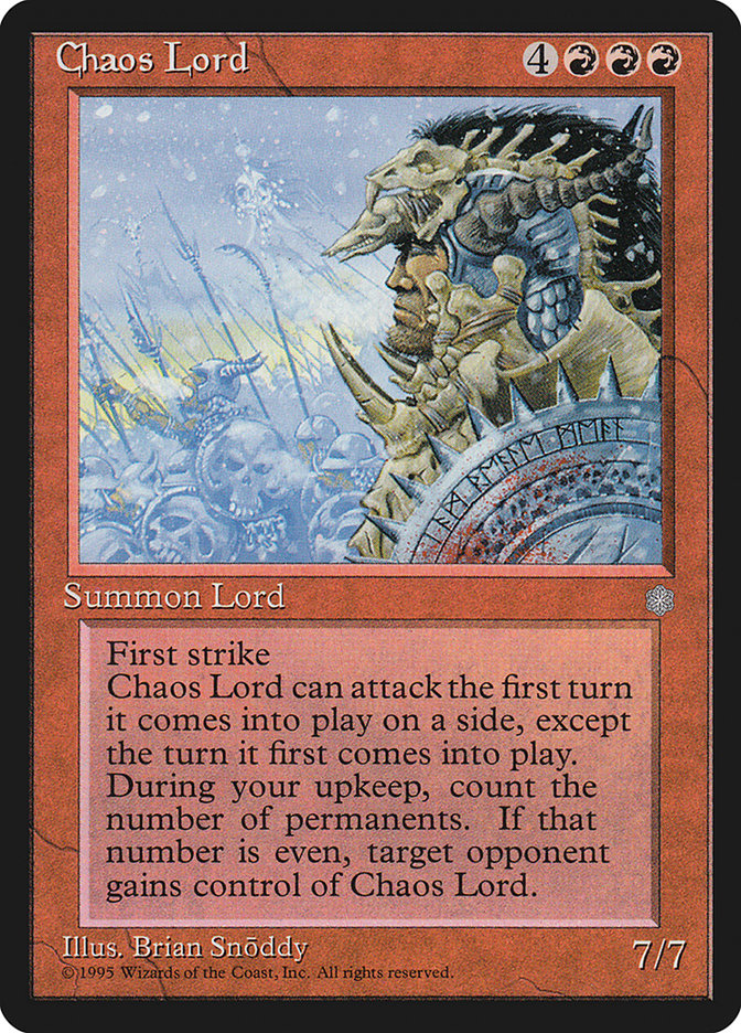 Chaos Lord [Ice Age] | Card Merchant Takapuna