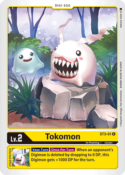 Tokomon [ST3-01] [Starter Deck: Heaven's Yellow] | Card Merchant Takapuna