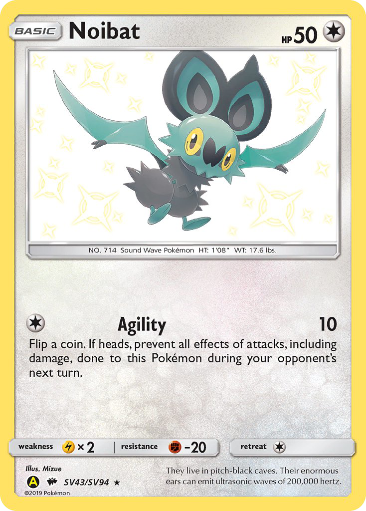 Noibat (SV43/SV94) [Sun & Moon: Hidden Fates - Shiny Vault] | Card Merchant Takapuna