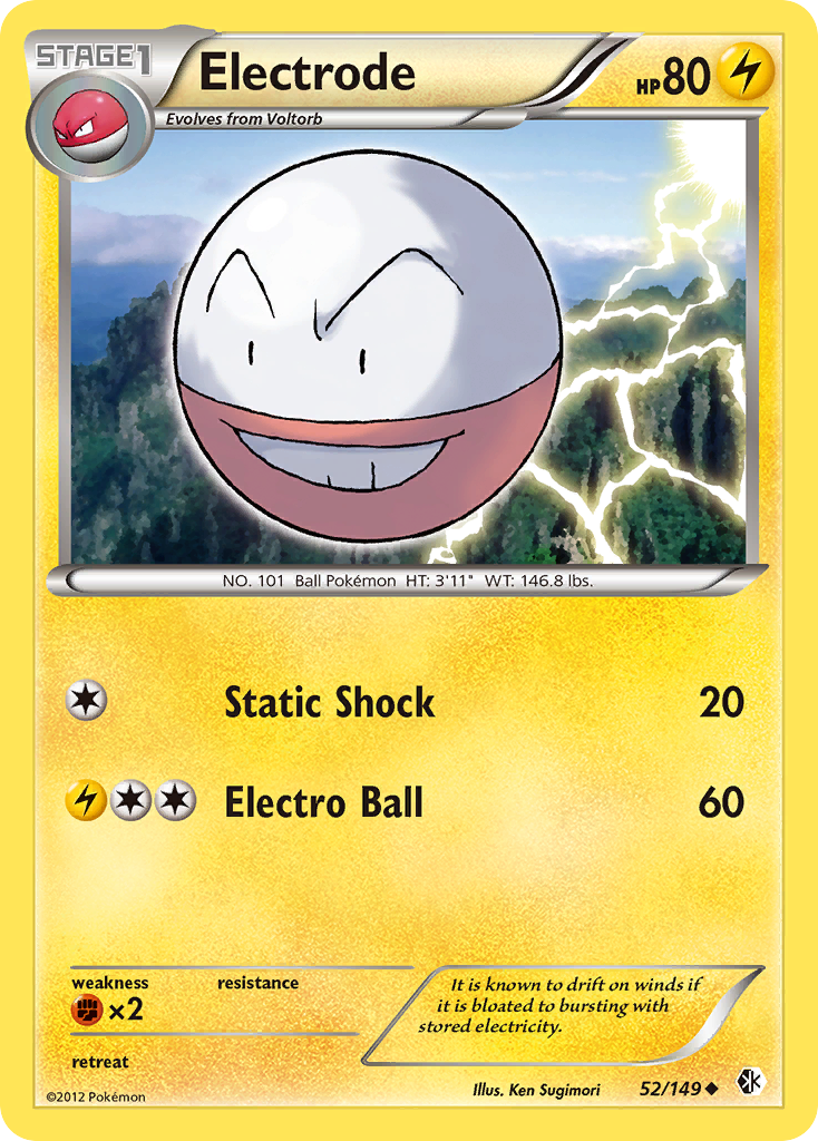 Electrode (52/149) [Black & White: Boundaries Crossed] | Card Merchant Takapuna