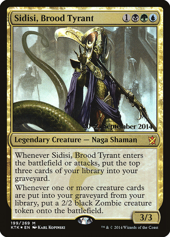 Sidisi, Brood Tyrant [Khans of Tarkir Prerelease Promos] | Card Merchant Takapuna