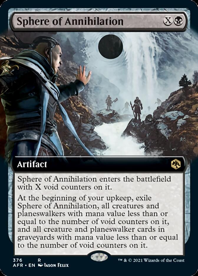 Sphere of Annihilation (Extended Art) [Dungeons & Dragons: Adventures in the Forgotten Realms] | Card Merchant Takapuna