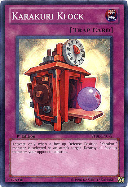 Karakuri Klock [STBL-EN072] Super Rare | Card Merchant Takapuna