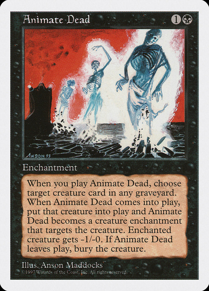 Animate Dead [Fifth Edition] | Card Merchant Takapuna