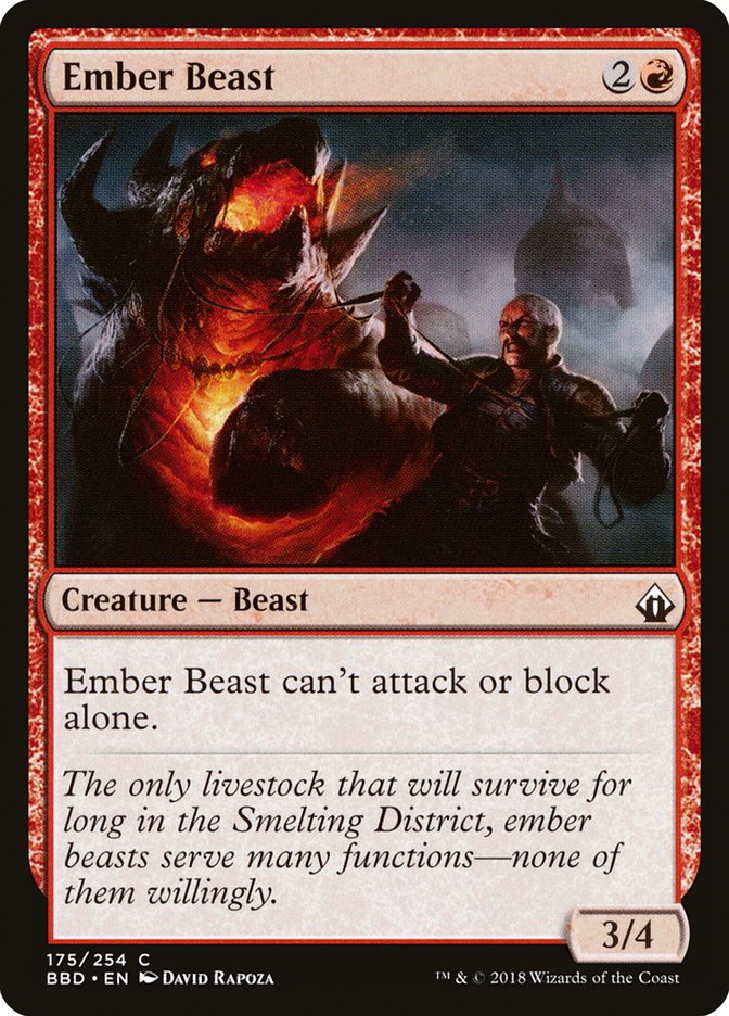 Ember Beast [Battlebond] | Card Merchant Takapuna