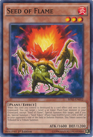 Seed of Flame [BP03-EN052] Common | Card Merchant Takapuna