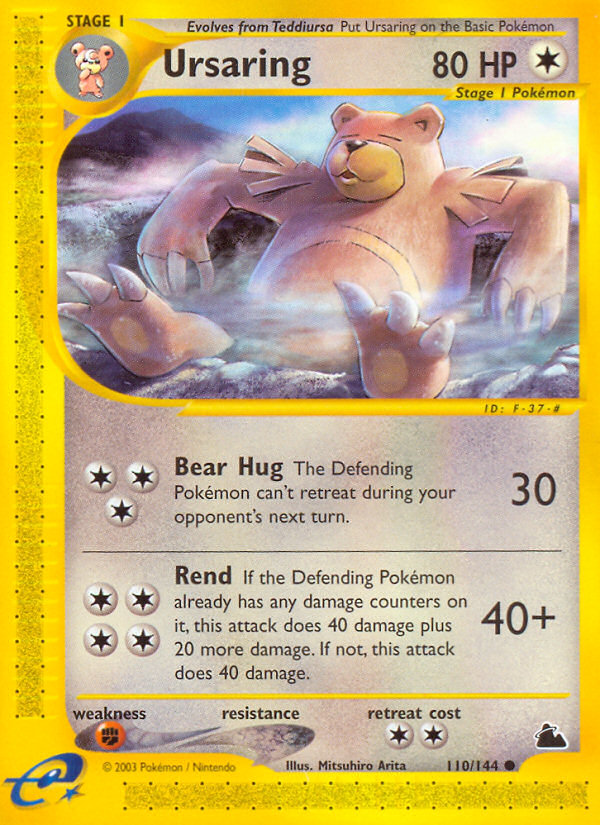 Ursaring (110/144) [Skyridge] | Card Merchant Takapuna