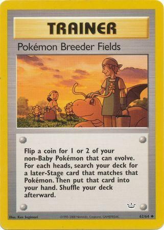 Pokemon Breeder Fields (62/64) [Neo Revelation Unlimited] | Card Merchant Takapuna