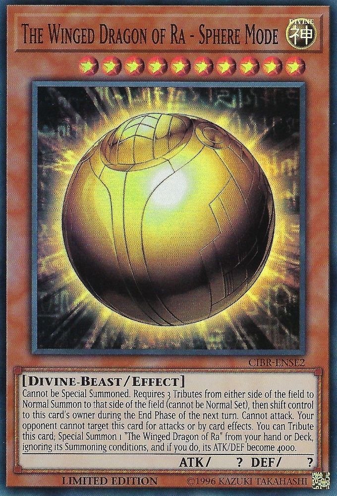 The Winged Dragon of Ra - Sphere Mode [CIBR-ENSE2] Super Rare | Card Merchant Takapuna